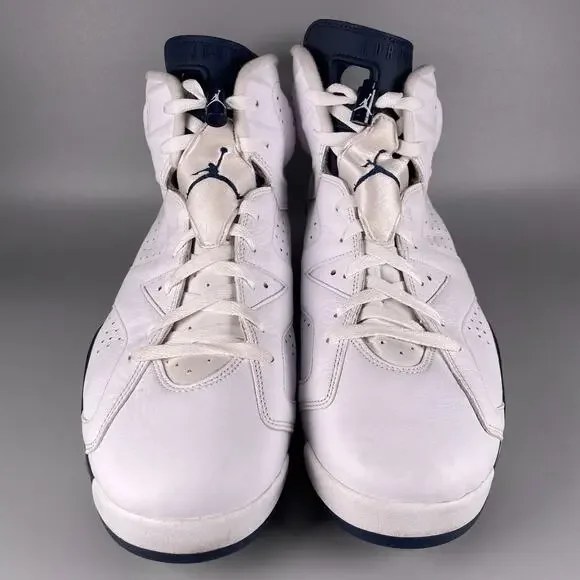 Nike Air Jordan 6 Retro "Midnight Navy" Men's 15 Basketball Sneakers Casual Shoe - Picture 2 of 9